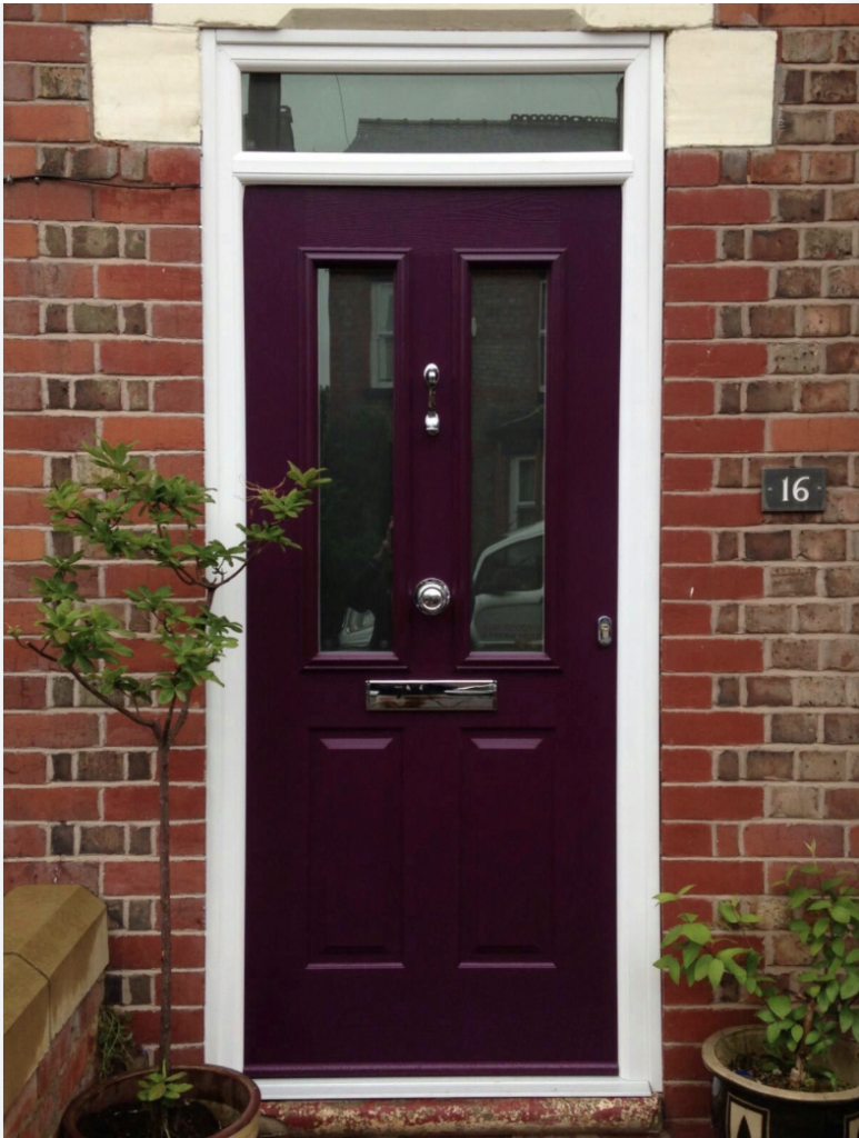 eggplant color front door